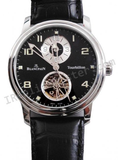 Blancpain Leman Tourbillon GMT Replica Watch - Click Image to Close