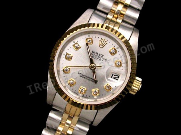 Rolex Oyster Perpetual DateJust Ladies Watch Swiss Replica Watch - Click Image to Close