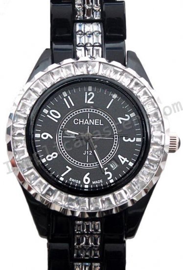 Chanel J12 Diamond Braclet Replica Watch