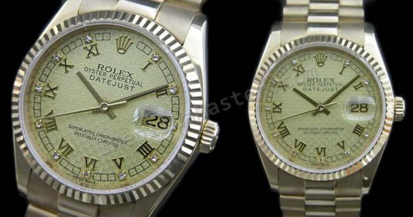 Rolex Oyster Perpetual DateJust Swiss Replica Watch - Click Image to Close