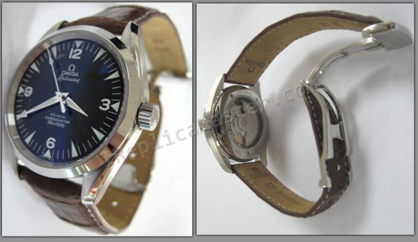 Railmaster Omega Co-Axial Suíço Réplica Relógio