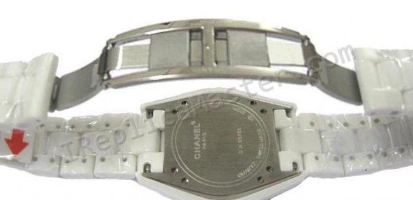 Chanel J12 Diamonds Chronograph, Real Ceramic Case Und Armband Replik Uhr