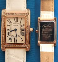 Cartier Tank Americaine Мойен Алмазы Реплика Смотреть