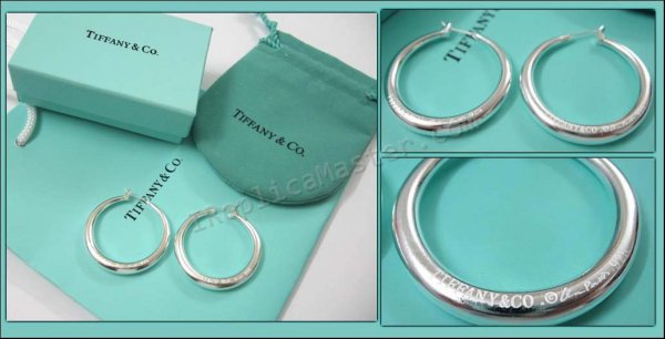 Brincos de prata Tiffany Réplica  Clique na imagem para fechar