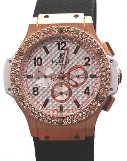 Hublot Big Bang Diamonds Automatic Replica Watch - Click Image to Close