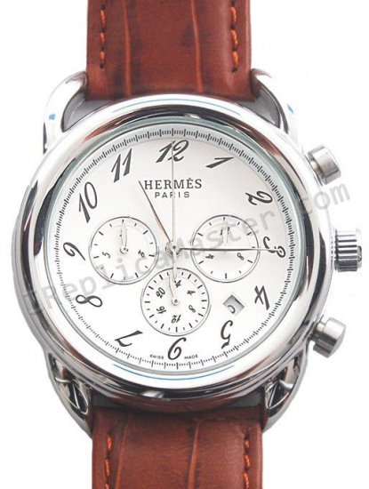 Hermes Arceau Datograph Gent Replik Uhr - zum Schließen ins Bild klicken
