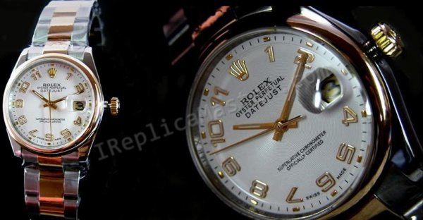 Rolex Oyster Perpetual DateJust Swiss Replica Watch - Click Image to Close