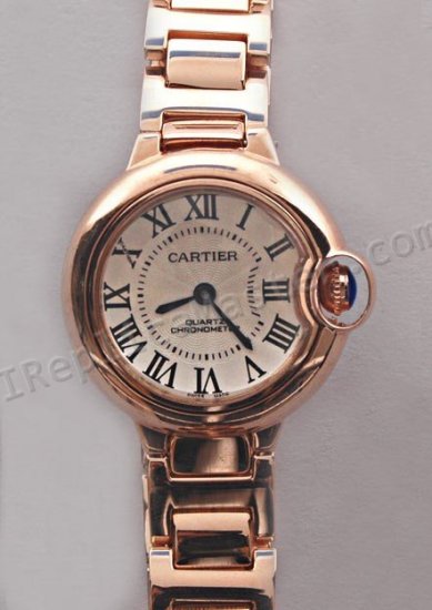 Cartier Balloon Bleu de Cartier, Small Size, Replica Watch - Click Image to Close