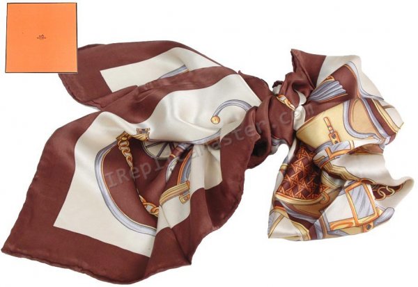 Hermes Carre 70 In Vintage Silk Scarf Replica