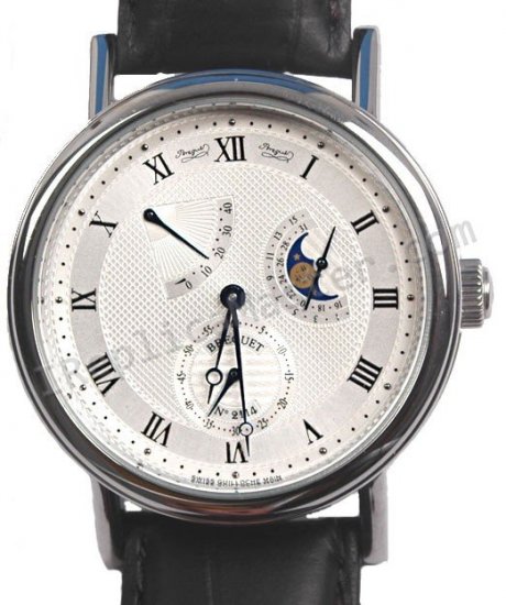 Breguet Classique Poder Mondphase Reserva Réplica Reloj - Haga click en la imagen para cerrar