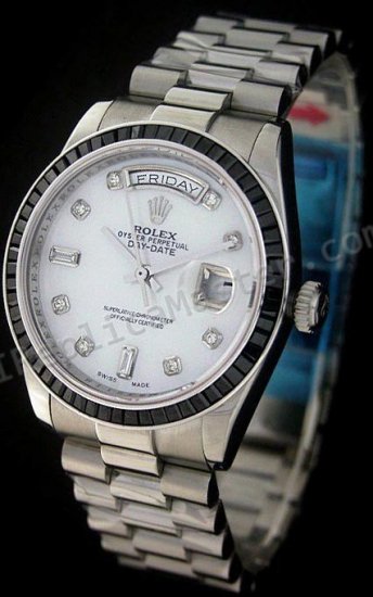 Rolex Oyster Día Perpetuo-Date Reloj Suizo Réplica - Haga click en la imagen para cerrar