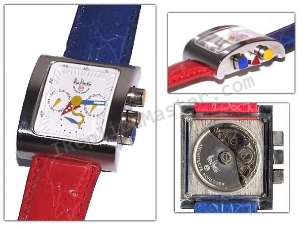 Alain Silberstein Square Dial Replica Watch - Click Image to Close