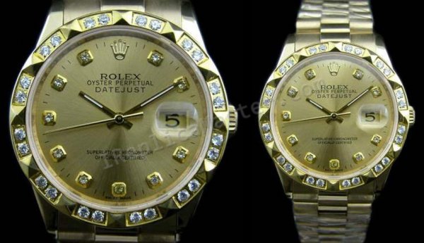 Rolex Oyster Perpetual Datejust Reloj Suizo Réplica - Haga click en la imagen para cerrar
