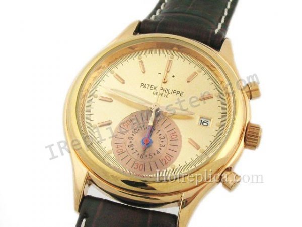 Patek Philippe Annual Calendar Chronograph Replica Watch - Click Image to Close