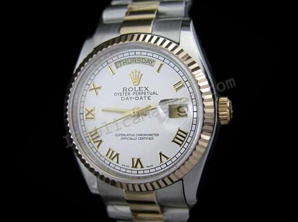 Rolex Oyster Perpetual Day-Date Swiss Replica Watch - Click Image to Close