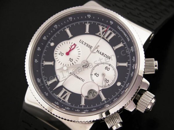 Ulysse Nardin Marine Chronograph Suíço Réplica Relógio