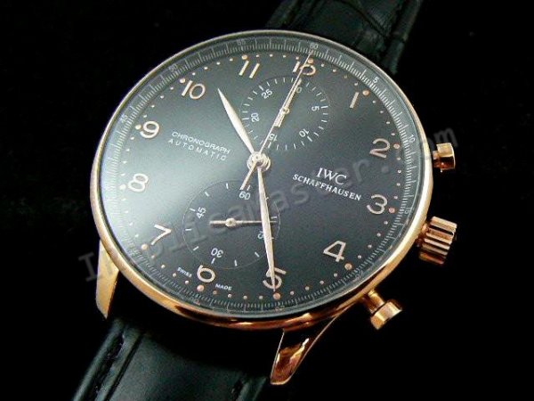 IWC Portuguses Chrono Swiss Replica Watch - Click Image to Close