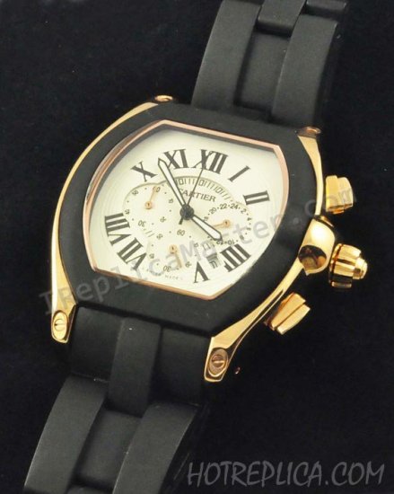 Cartier Roadster Calendar Replica Watch - Click Image to Close