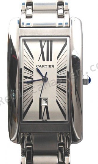 Cartier Tank Diamantes Americaine Réplica Reloj