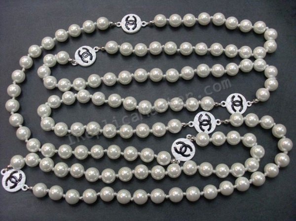 Chanel blanc collier de perles Réplique - Cliquez sur l'image pour la fermer