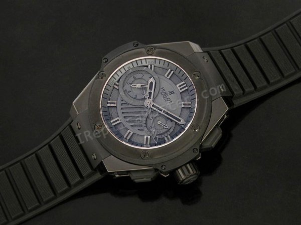 Hublot King power Limited Edition Chronograph Swiss Replica Watch - Click Image to Close