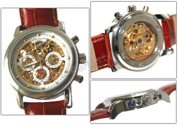 Patek Philippe Calatrava Watch Skeleton Réplique Montre - Cliquez sur l'image pour la fermer