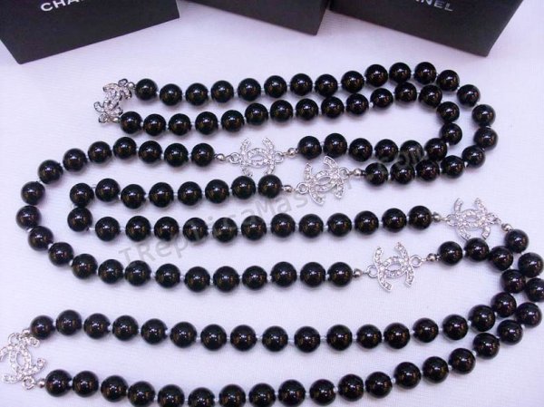 Chanel Diamante Negro collar de perlas Réplica - Haga click en la imagen para cerrar