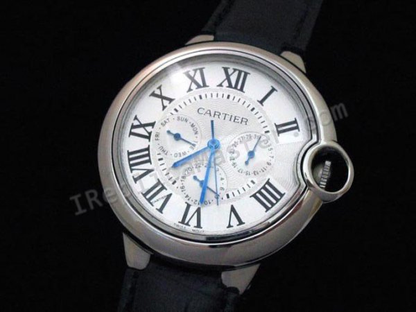 Cartier globo Bleu de Cartier Datograph Watch, de gran t Réplica Reloj - Haga click en la imagen para cerrar