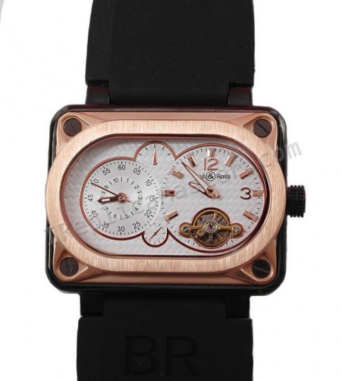 Bell y BR Rossn Instrumento Minuteur Tourbillon Réplica Reloj