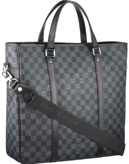 Louis Vuitton Damier Canvas Tadao Grafite Réplica Bolsa N51192  Clique na imagem para fechar