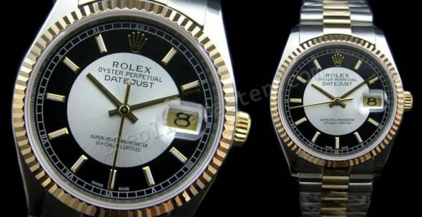 Rolex Oyster Perpetual Datejust Schweizer Replik Uhr - zum Schließen ins Bild klicken