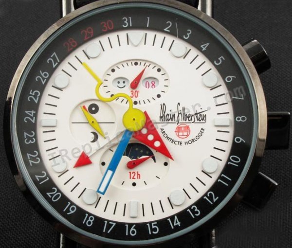 Alain Silberstein Klassik Krono Bauhaus replicaReplica Watch