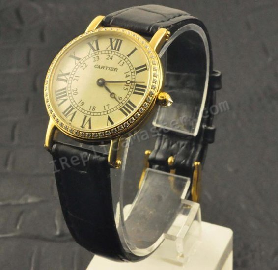 Cartier Must de Quarz, Small Size Replik Replik Uhr - zum Schließen ins Bild klicken