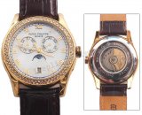 Patek Philippe Calatrava Calendrier Watch Diamonds Réplique Montre