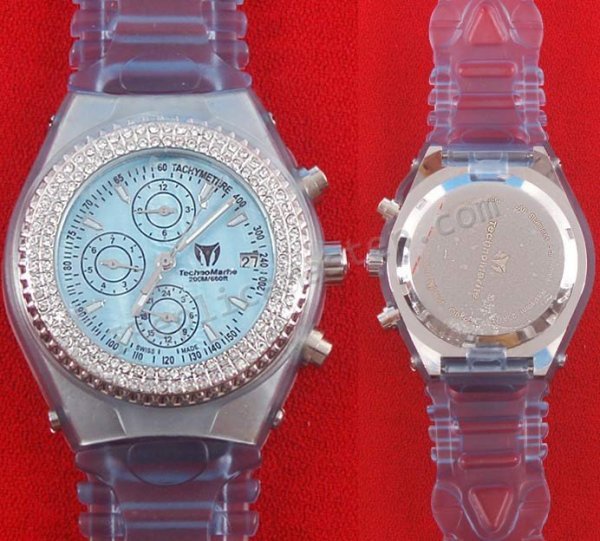 TechnoMarine Technodiamond Datograph Реплика Смотреть