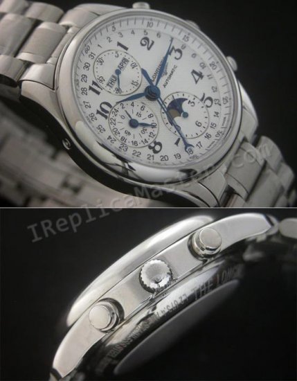 Longines Master Collection Chronograph Moonphase Suíço Réplica Relógio