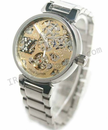 Louis Vuitton Style Perpetuel Tourbillon Replik Uhr