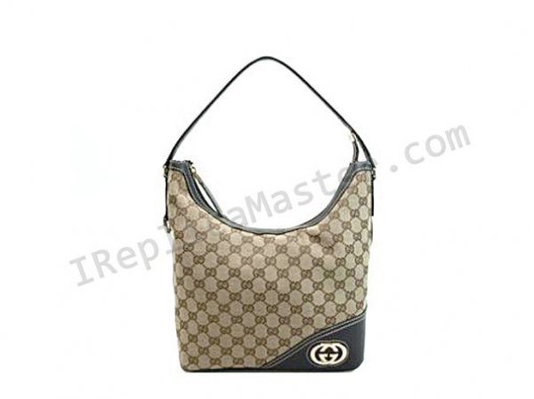 Gucci New Britt Monogram Handbag 182491 Replica