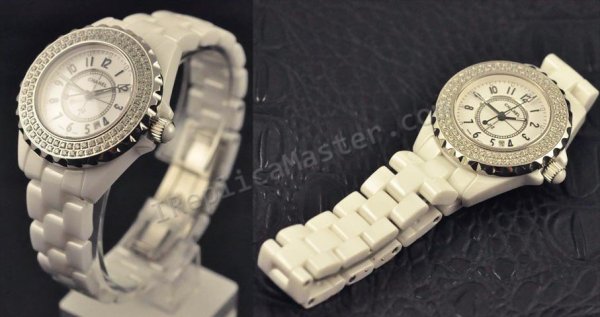 Chanel J12, geringe Größe Real Ceramic Case Und Armband Replik Uhr - zum Schließen ins Bild klicken