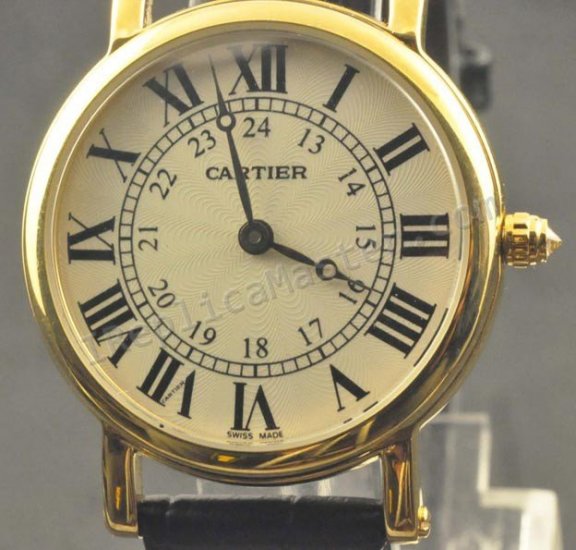 Cartier Must de cuarzo, réplica de tamaño pequeño Réplica Reloj