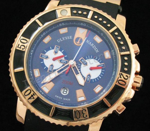 Ulysse Nardin Maxi Marine Chronograph Replik Uhr - zum Schließen ins Bild klicken
