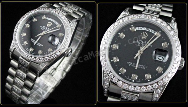 Pulseira Rolex Oyster Perpetual Day-Date presidencial Suíço Réplica Relógio