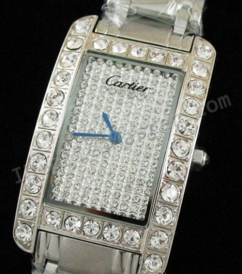 Cartier Tank Americaine Jewellery Replica Watch - Click Image to Close