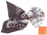 Hermes Carre 70 In Vintage Silk Scarf Replica