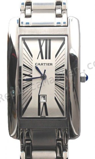 Cartier Tank Americaine Diamonds Replica Watch - Click Image to Close