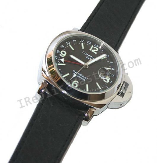 Officine Panerai Luminor GMT 44 мм Смотреть реплики