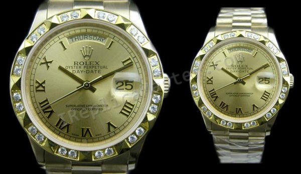 Oyster Perpetual Day-Rolex Date Suisse Réplique