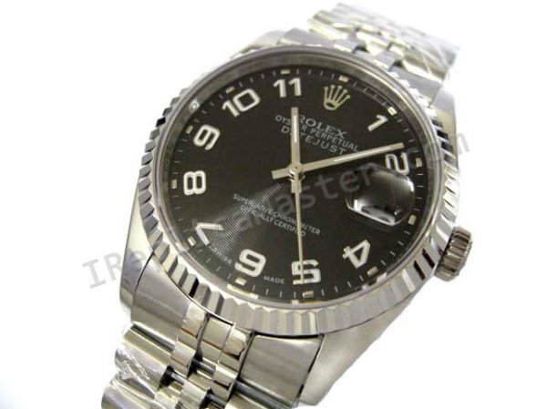 Rolex Oyster Perpetual DateJust Ladies Swiss Replica Watch - Click Image to Close