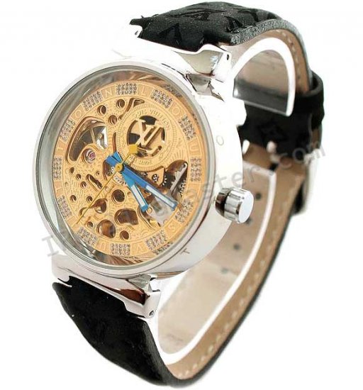 Louis Vuitton Skeleton Replik Uhr - zum Schließen ins Bild klicken