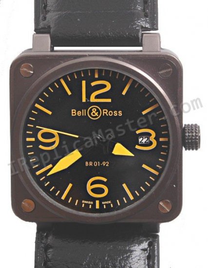 Bell & Ross Instrument BR01-92, mittelgroß Replik Uhr - zum Schließen ins Bild klicken